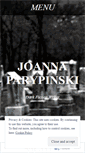 Mobile Screenshot of joannaparypinski.com